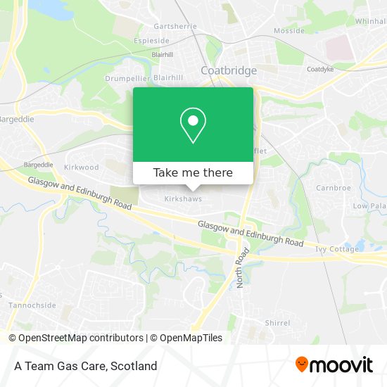 A Team Gas Care map