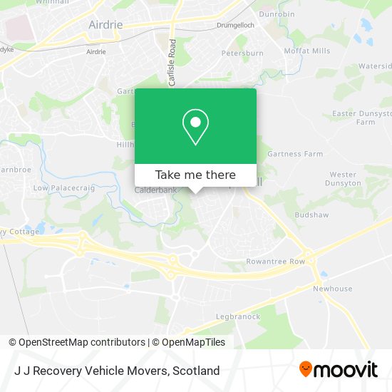 J J Recovery Vehicle Movers map