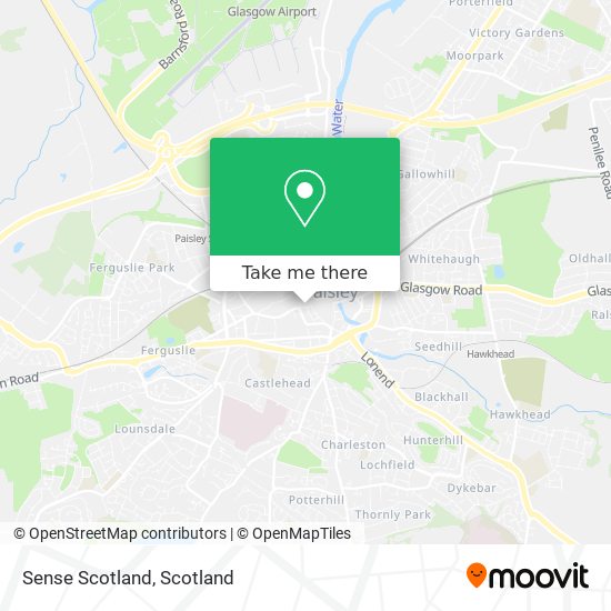 Sense Scotland map