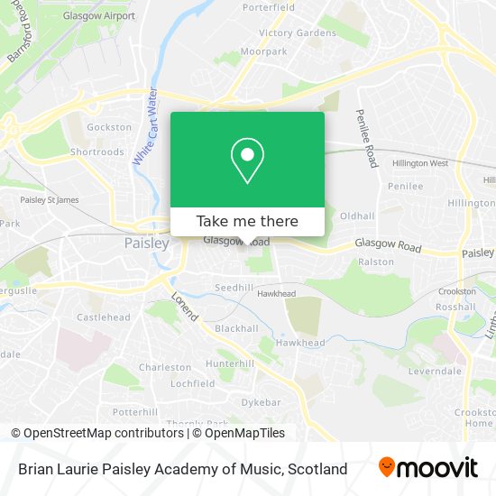 Brian Laurie Paisley Academy of Music map