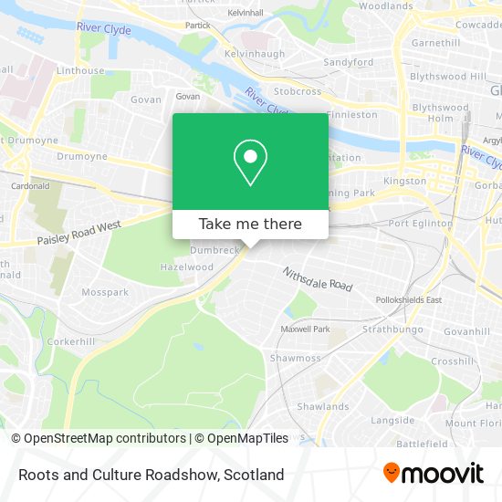 Roots and Culture Roadshow map