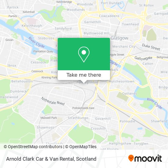 Arnold Clark Car & Van Rental map