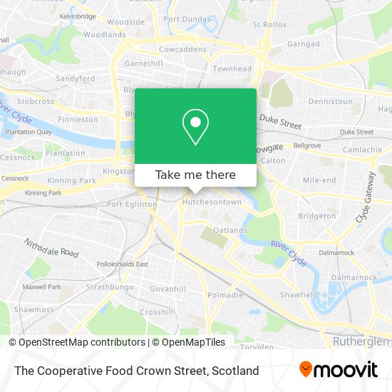 The Cooperative Food Crown Street map