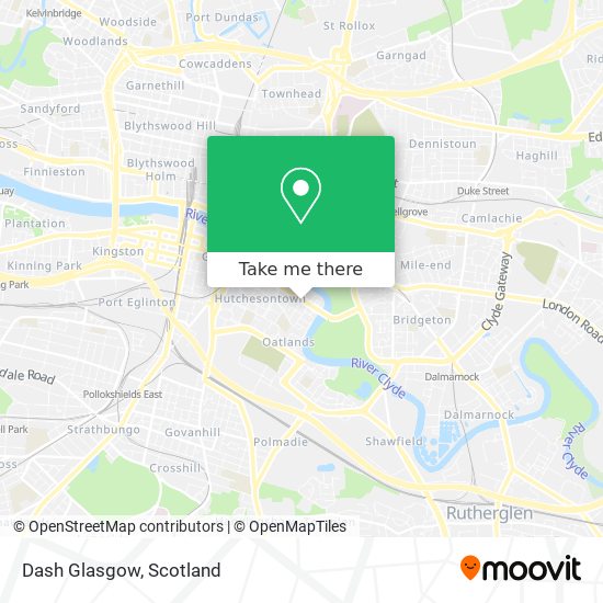 Dash Glasgow map