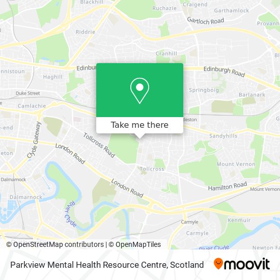 Parkview Mental Health Resource Centre map