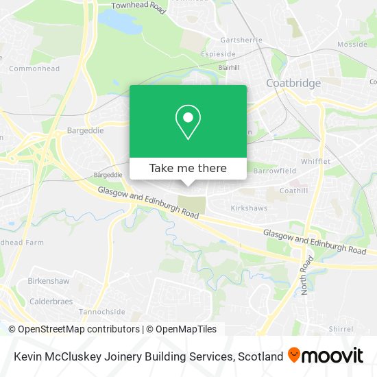 Kevin McCluskey Joinery Building Services map