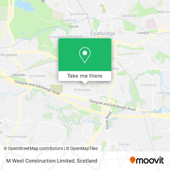 M West Construction Limited map
