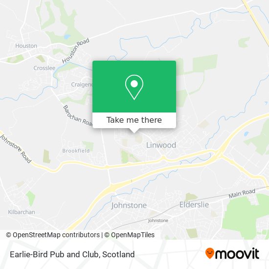 Earlie-Bird Pub and Club map