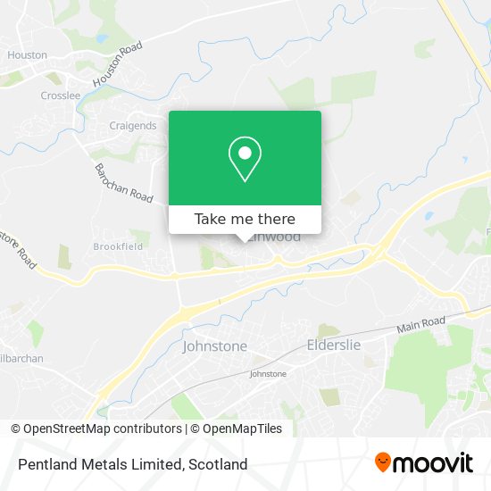 Pentland Metals Limited map