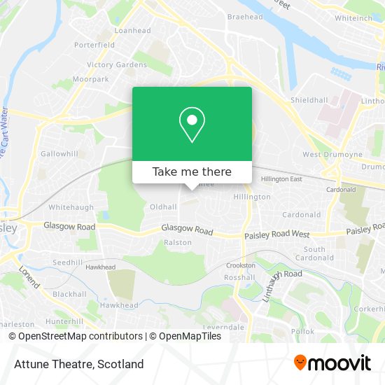 Attune Theatre map