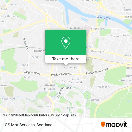 GS Mot Services map