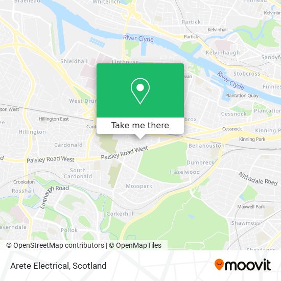 Arete Electrical map