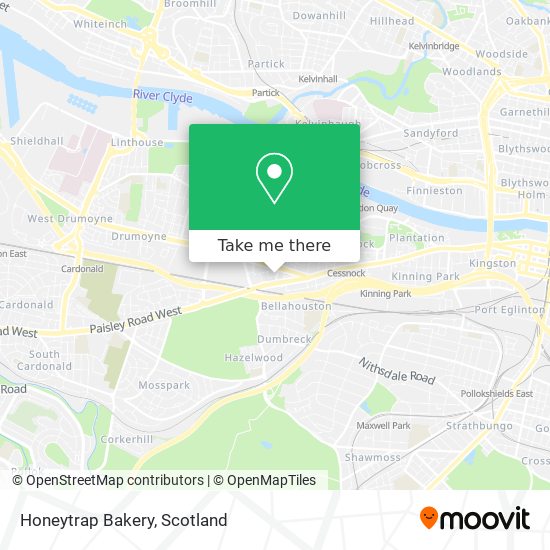 Honeytrap Bakery map