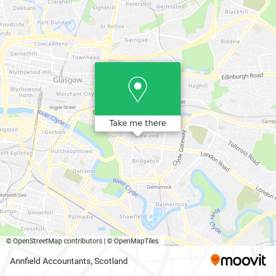 Annfield Accountants map