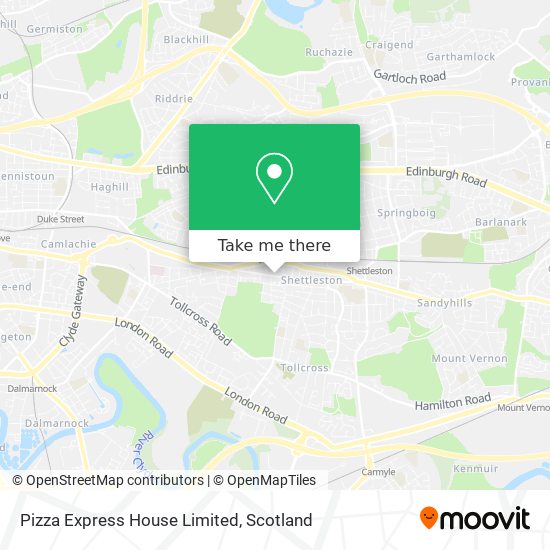 Pizza Express House Limited map
