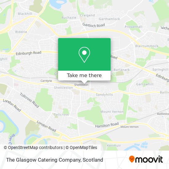 The Glasgow Catering Company map