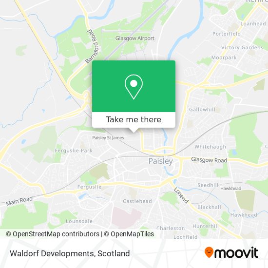 Waldorf Developments map