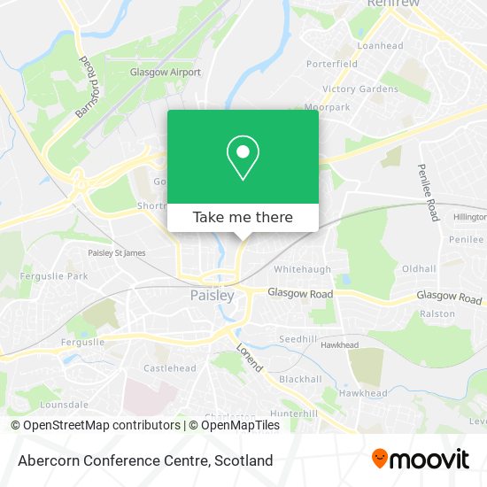 Abercorn Conference Centre map