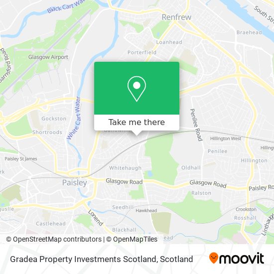 Gradea Property Investments Scotland map