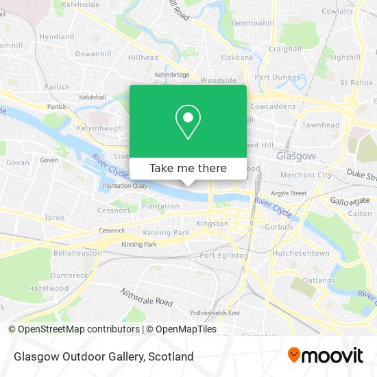 Glasgow Outdoor Gallery map