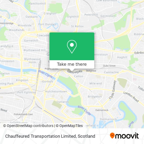 Chauffeured Transportation Limited map