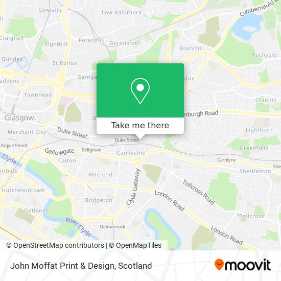 John Moffat Print & Design map