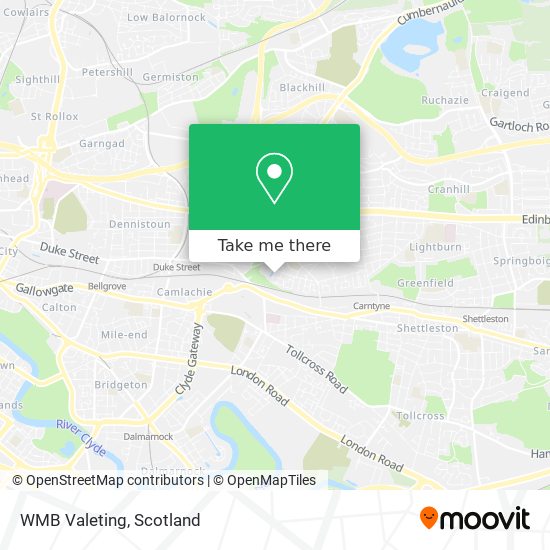 WMB Valeting map