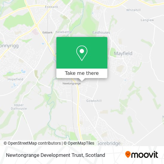 Newtongrange Development Trust map