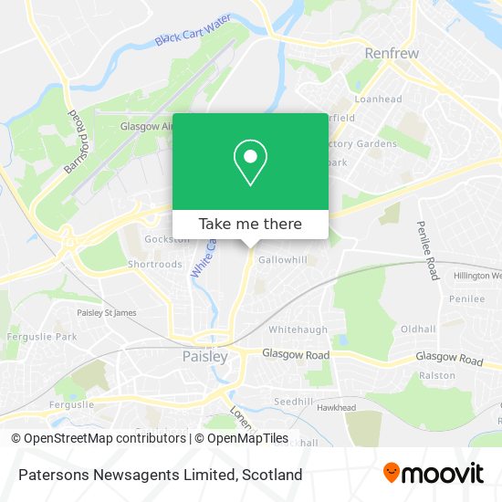 Patersons Newsagents Limited map