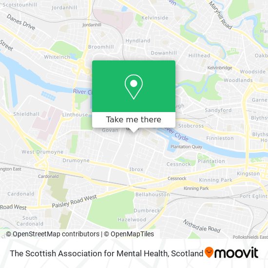 The Scottish Association for Mental Health map