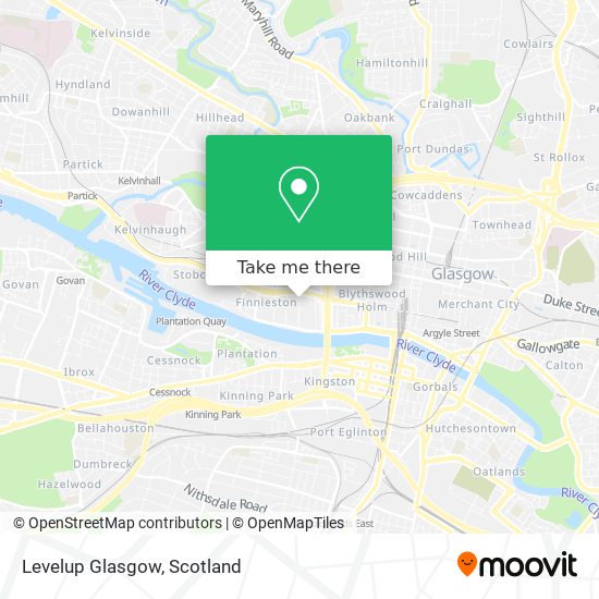 Levelup Glasgow map