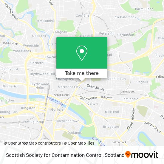 Scottish Society for Contamination Control map