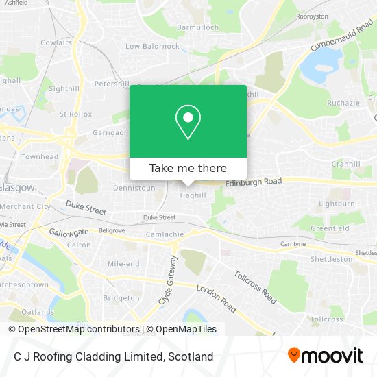 C J Roofing Cladding Limited map