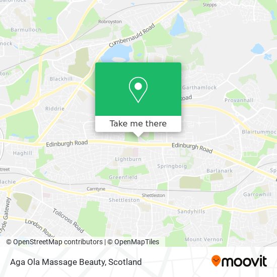 Aga Ola Massage Beauty map