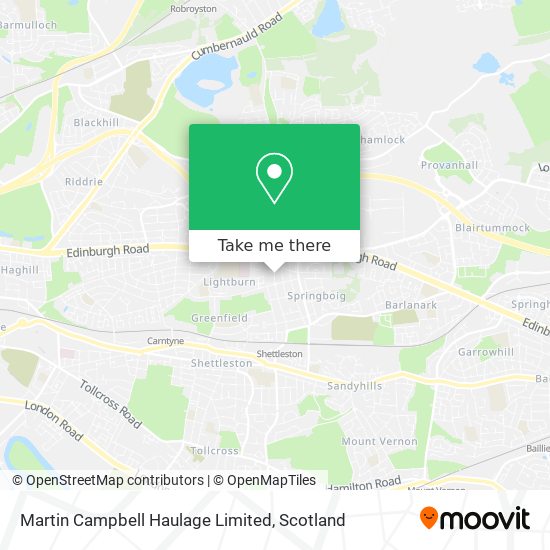 Martin Campbell Haulage Limited map