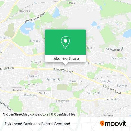 Dykehead Business Centre map