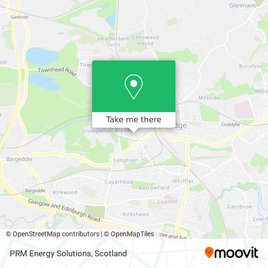 PRM Energy Solutions map