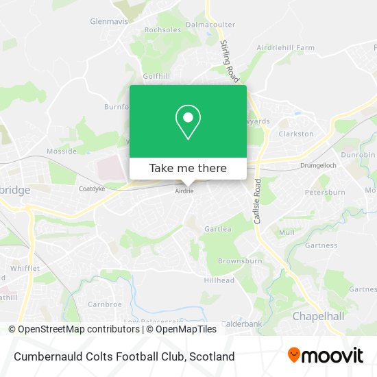 Cumbernauld Colts Football Club map