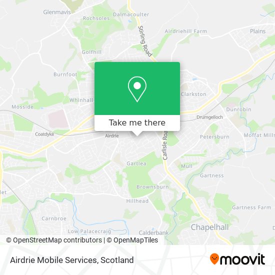 Airdrie Mobile Services map
