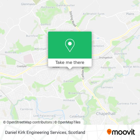 Daniel Kirk Engineering Services map