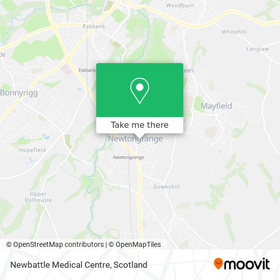 Newbattle Medical Centre map