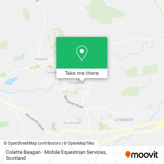 Colette Beagan - Mobile Equestrian Services map
