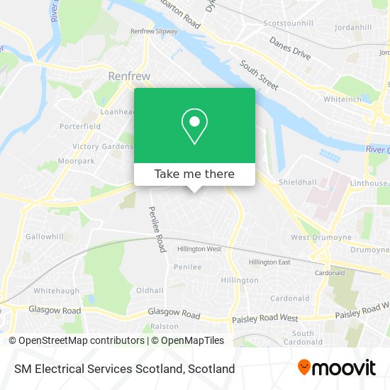 SM Electrical Services Scotland map