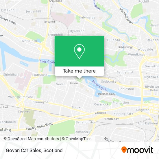 Govan Car Sales map