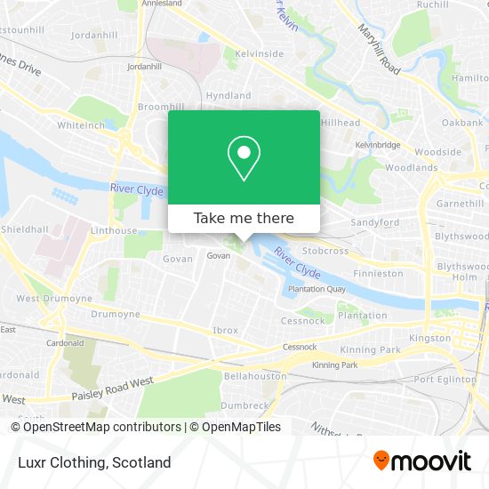 Luxr Clothing map