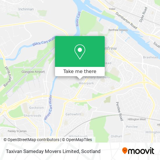 Taxivan Sameday Movers Limited map