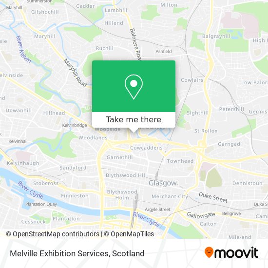 Melville Exhibition Services map