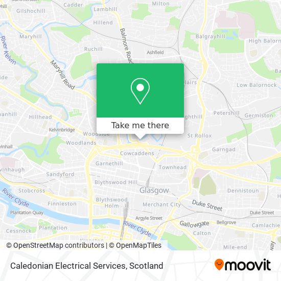 Caledonian Electrical Services map