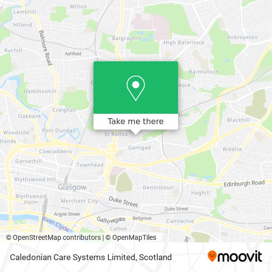 Caledonian Care Systems Limited map