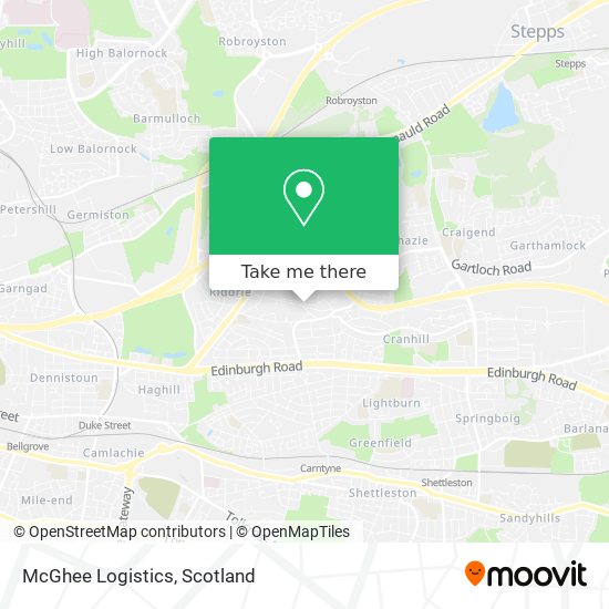McGhee Logistics map
